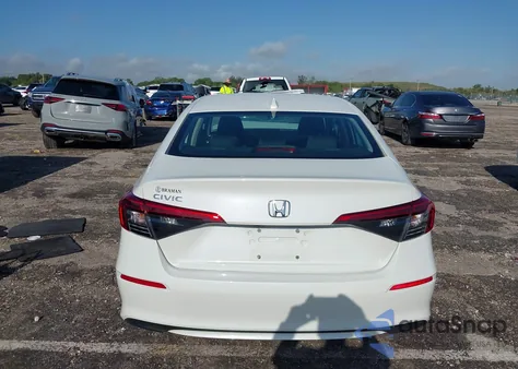 2023 Honda Civic Ex /Ex W/O Bsi z USA, uszkodzony, nr VIN 2HGFE1F75PH325241